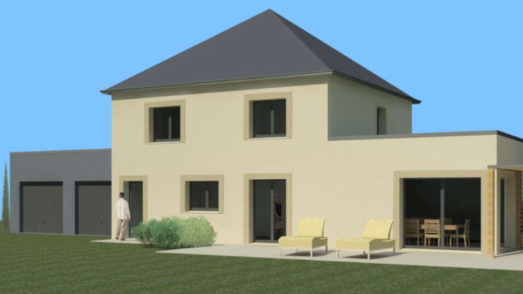 Maison individuelle, Construction neuve, Contemporain, Moderne