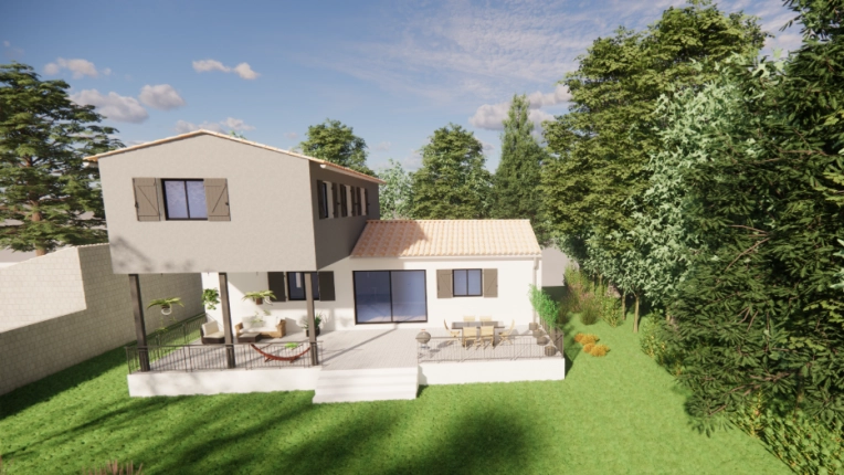 Maison individuelle, Construction neuve, Moderne