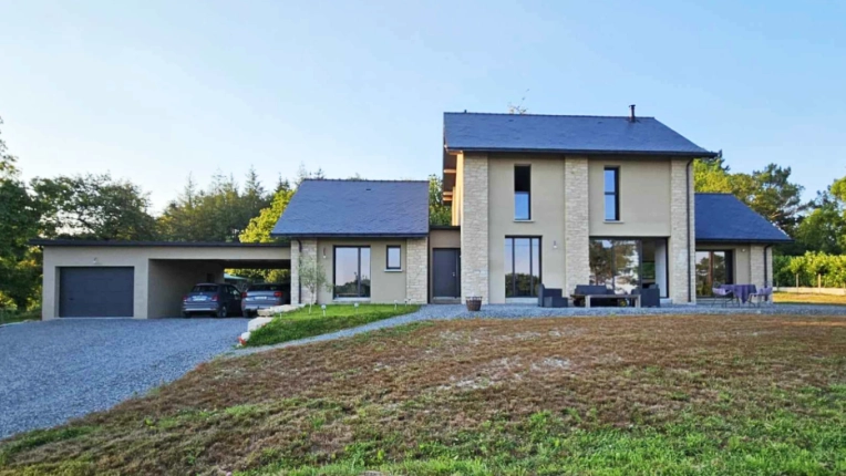 Maison individuelle, Construction neuve, Contemporain