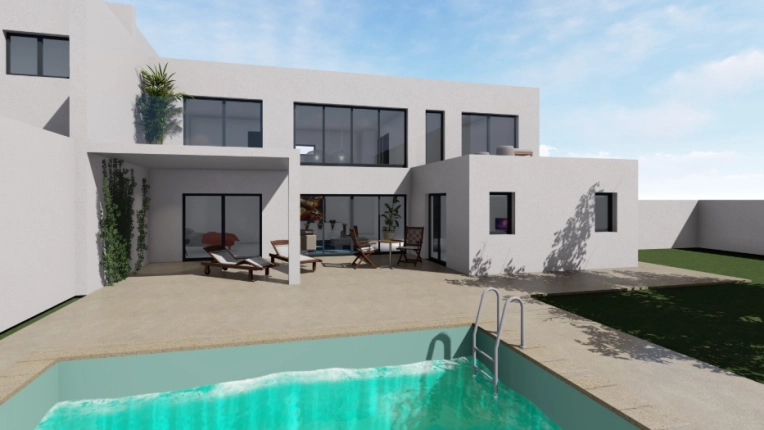 Maison individuelle, Construction neuve, Contemporain