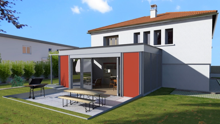 Transformation, Jardin, Maison individuelle, Maison de ville, Extension, Construction neuve, Étude de faisabilité, Rénovation énergétique, Moderne, Minimaliste