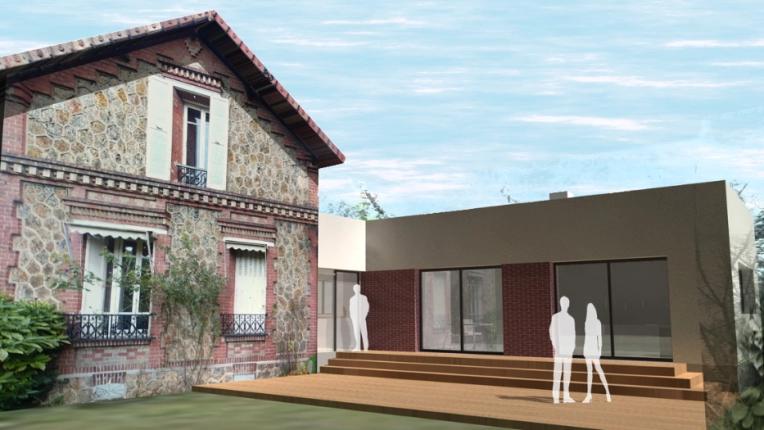 Transformation, Maison individuelle, Extension, Réhabilitation, Contemporain