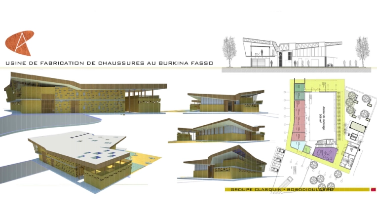 Exterieur, Bâtiment professionnel, Construction neuve, Usine, Contemporain