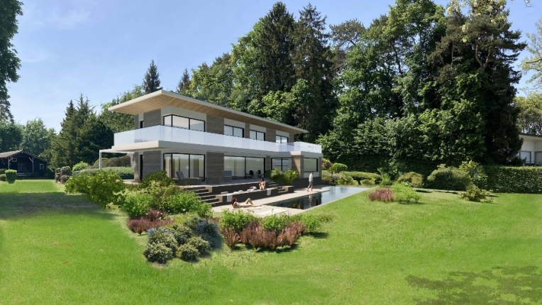 Transformation, Terrasse, Maison individuelle, Maison passive / écologique, Exterieur, Rénovation, Piscine, Extension, Réhabilitation, Rénovation énergétique, Villa, Contemporain, Moderne, Minimaliste