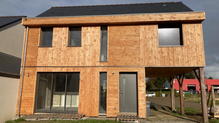 Maison individuelle, Maison passive / écologique, Chalet / Maison en bois, Construction neuve, Contemporain