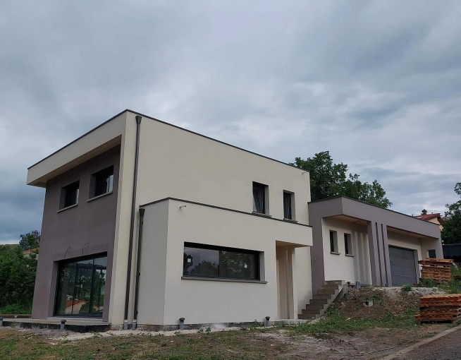 Maison individuelle, Construction neuve, Contemporain