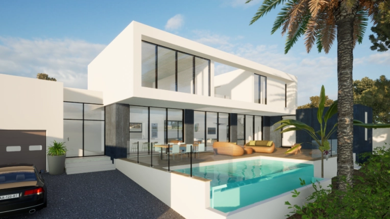 Maison individuelle, Construction neuve, Villa, Contemporain