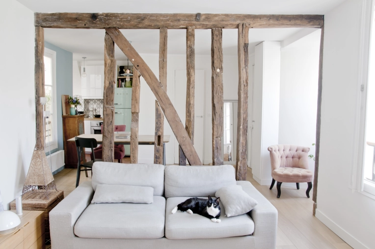 Transformation, Appartement, Rénovation, Architecture d’intérieur, Contemporain, Ancien